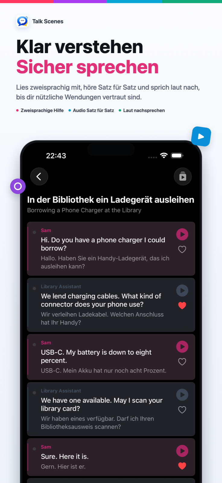 Klar verstehen — Sicher sprechen