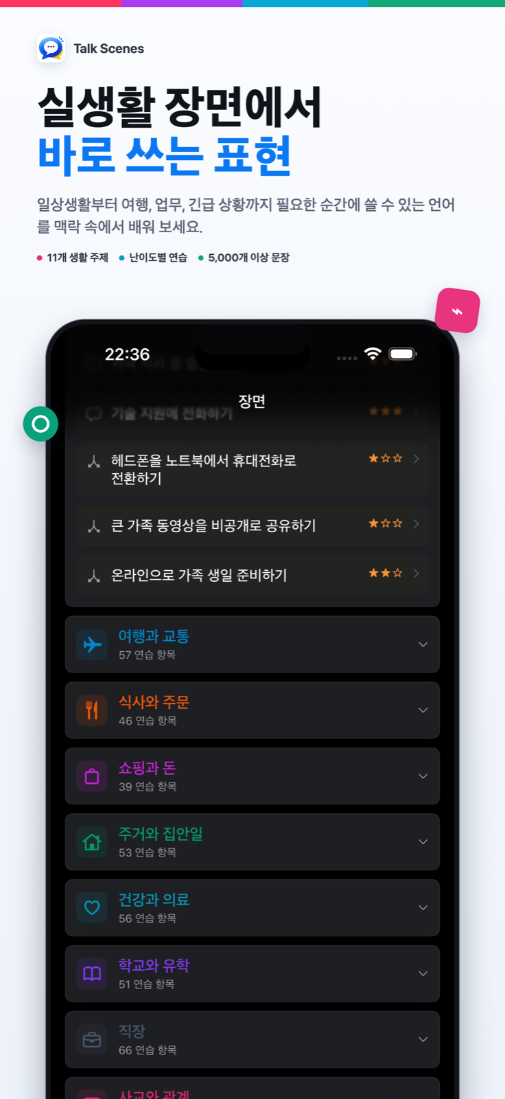 실생활 장면에서 — 바로 쓰는 표현
